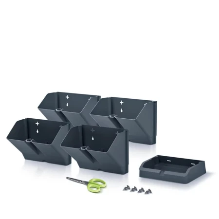 OGRÓD WERTYKALNY STOJĄCY MINI CASCADE ANTRACYTOWY 4