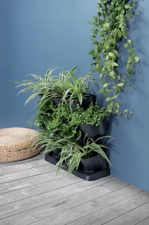 OGRÓD WERTYKALNY STOJĄCY CASCADE GARDEN ANTRACYTOWY 4