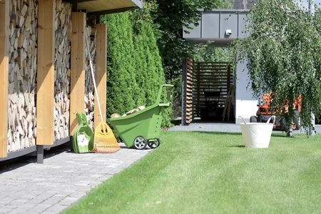 TACZKA OGRODOWA LOAD&GO III OLIWKA 3