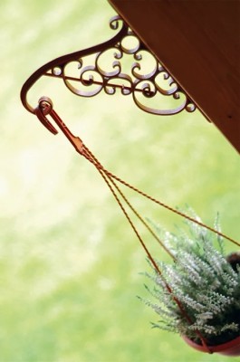 WIESZAK ŚCIENNY AKANT TERAKOTA 2