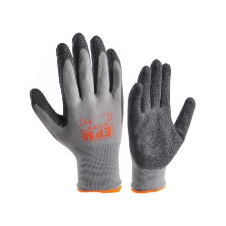 RĘKAWICE OCHRONNE POLIESTER-LATEKS