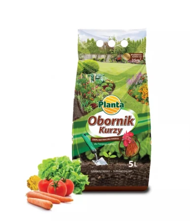 Obornik kurzy granulowany Planta 5 l – przód worka