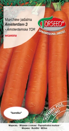 Torebka nasion marchwi Amsterdam 3 Torseed – przód