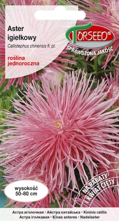 Torebka nasion astra igiełkowego czerwonołososiowy Torseed – przód