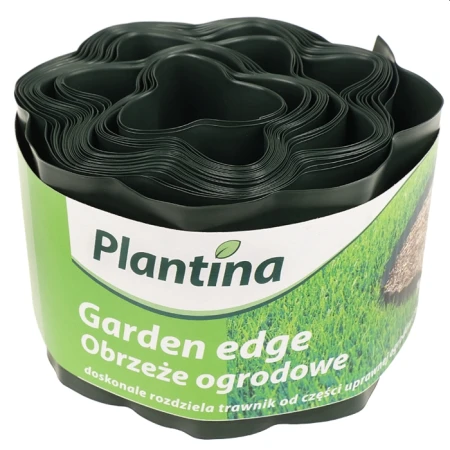 OBRZEŻE OGRODOWE FALISTE ZIELONY CIEMNY 10CM X 9M PLANTA PLANTINA