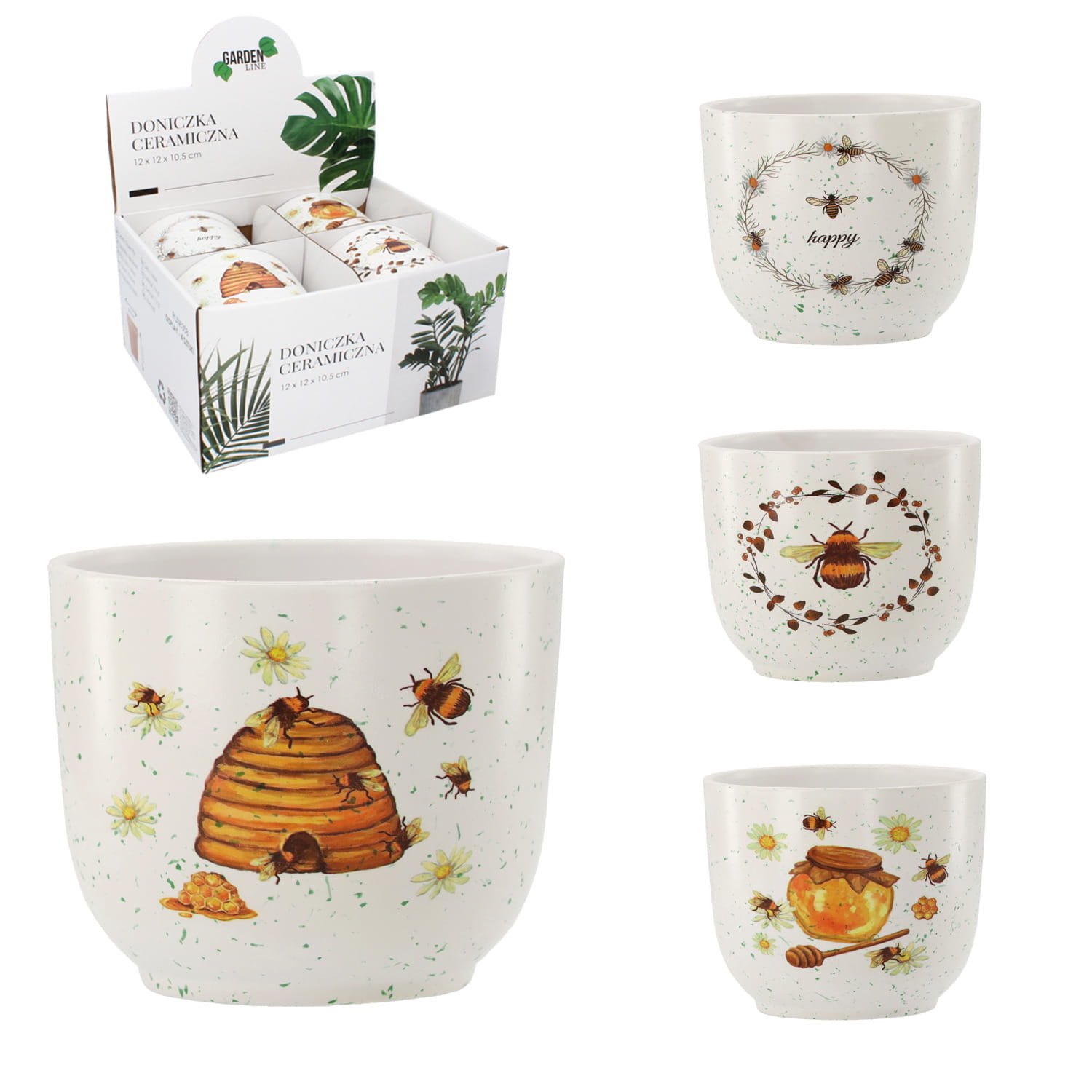 DONICZKA CERAMICZNA 12 X 12 X 10,5CM RUN6358 CHOMIK