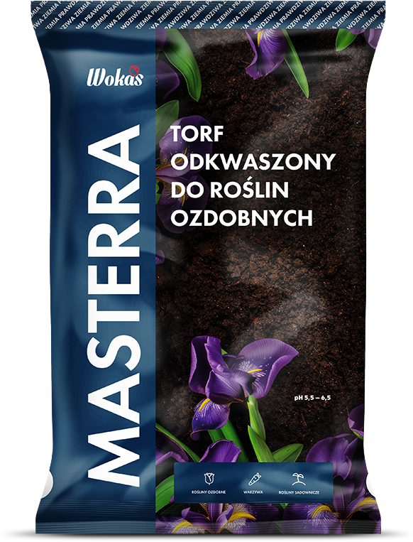 ZIEMIA TORF ODKWASZONY 80L PH 5,5-6,5 MASTERRA WOKAS