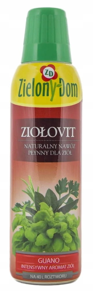 NAWÓZ PŁYNNY DLA ZIÓŁ ZIOŁOVIT NATURALNY GUANO 300ML ZIELONY DOM