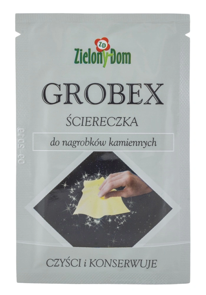 ŚCIERECZKA DO CZYSZCZENIA NAGROBKÓW GROBEX CZYŚCI I KONWERWUJE 1SZT. ZIELONY DOM