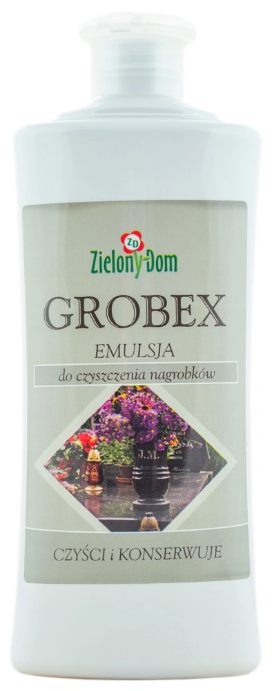 EMULSJA DO CZYSZCZENIA NAGROBKÓW GROBEX CZYŚCI I KONWERWUJE 400ML ZIELONY DOM