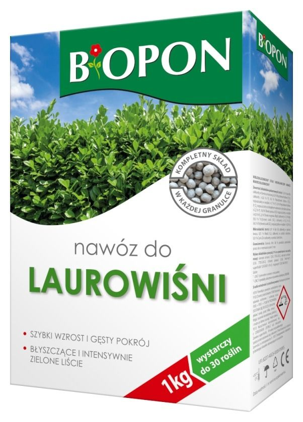 NAWÓZ DO LAUROWIŚNI GRANULOWANY 1KG BOPON