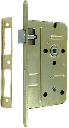 ZAMEK WPUSZCZANY ŁAZIENKOWY Z ZACZEPEM 72/50 CYNK Z75C-B1-01 LOB