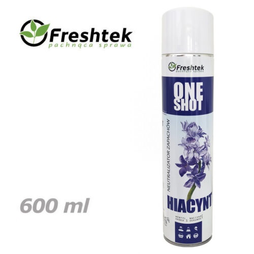 NEUTRALIZATOR ZAPACHÓW HIACYNT ONE SHOT 600ML FRESHTEK