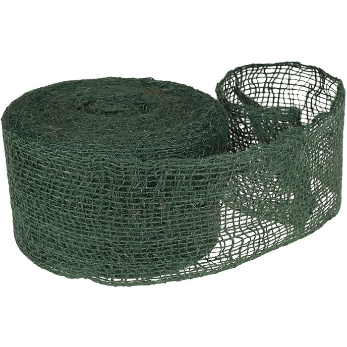 TAŚMA JUTOWA ZIELONA 10CM X 25M PLANTA PLANTINA