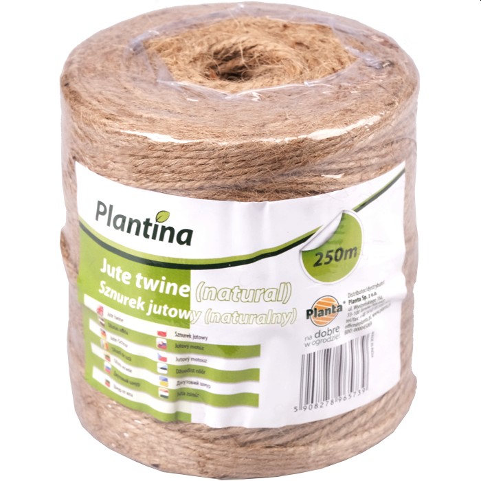 SZNUREK JUTOWY NATURALNY 250M PLANTA PLANTINA