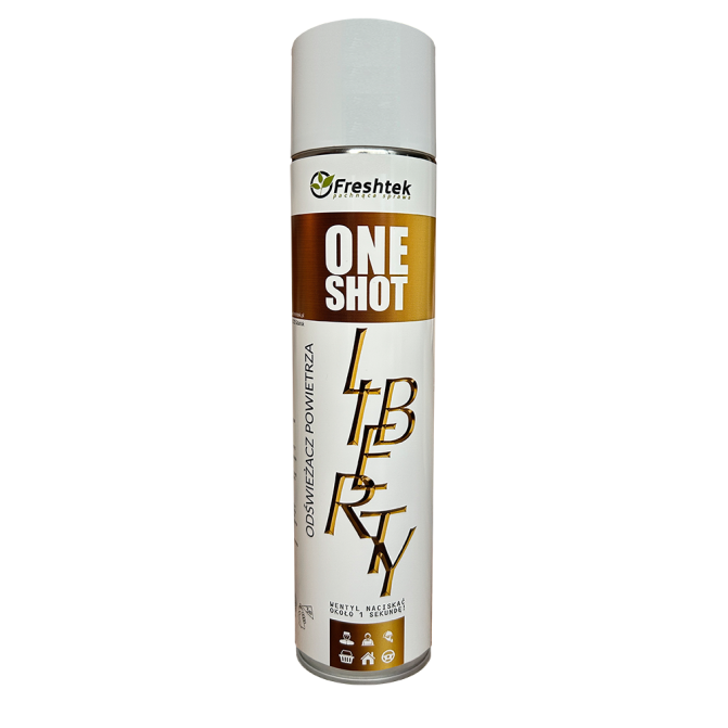 ODŚWIEŻACZ POWIETRZA LIBERTY ONE SHOT 600ML FRESHTEK