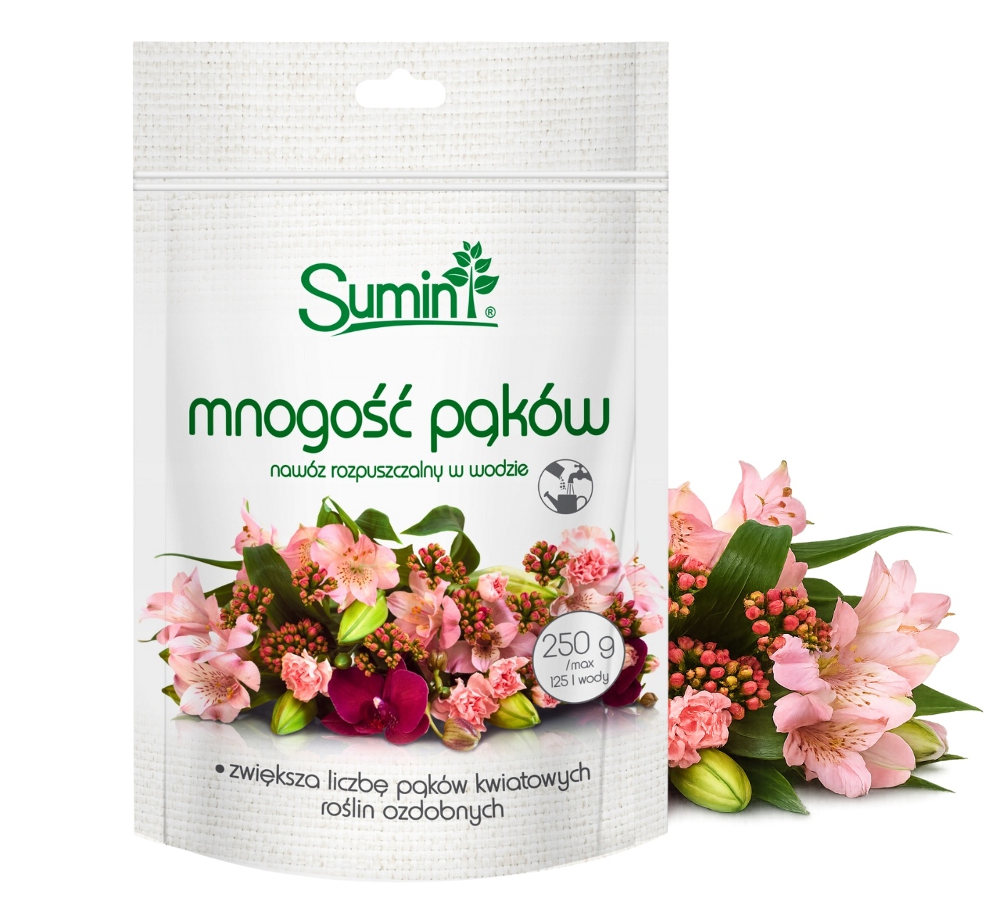 NAWÓZ ROZPUSZCZALNY MNOGOŚĆ PĄKÓW 125L WOREK 250G SUMIN