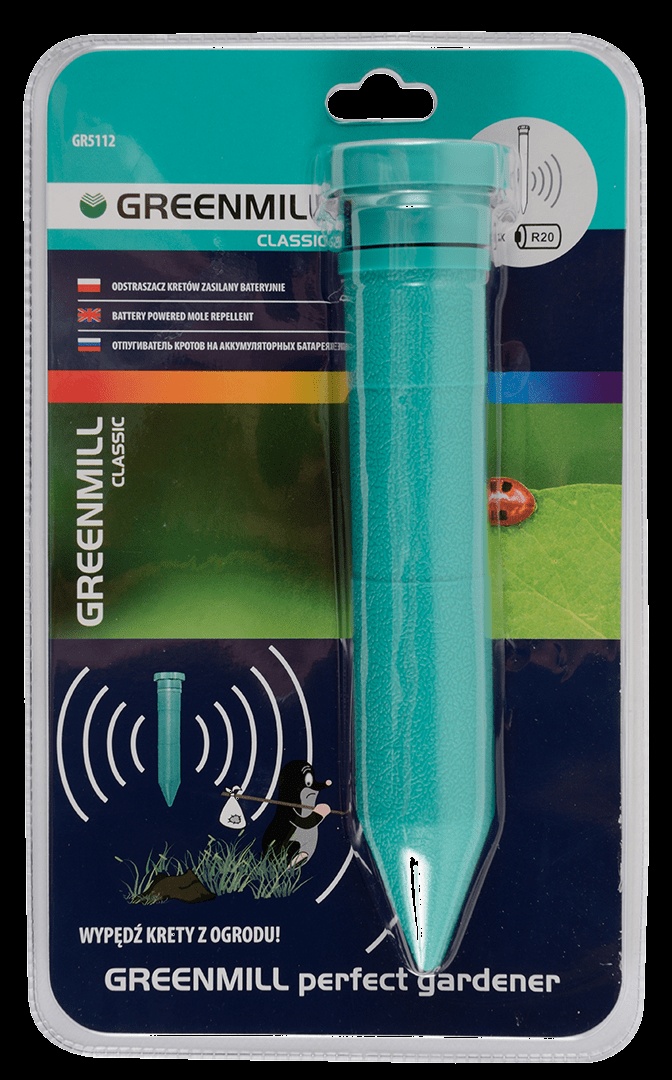 ODSTRASZACZ KRETÓW ZASILANY BATERYJNIE GR5112 GREENMILL CLASSIC