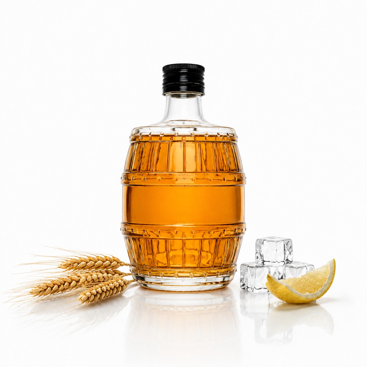 BUTELKA BECZUŁKA Z METALOWĄ ZAKRĘTKĄ 250ML