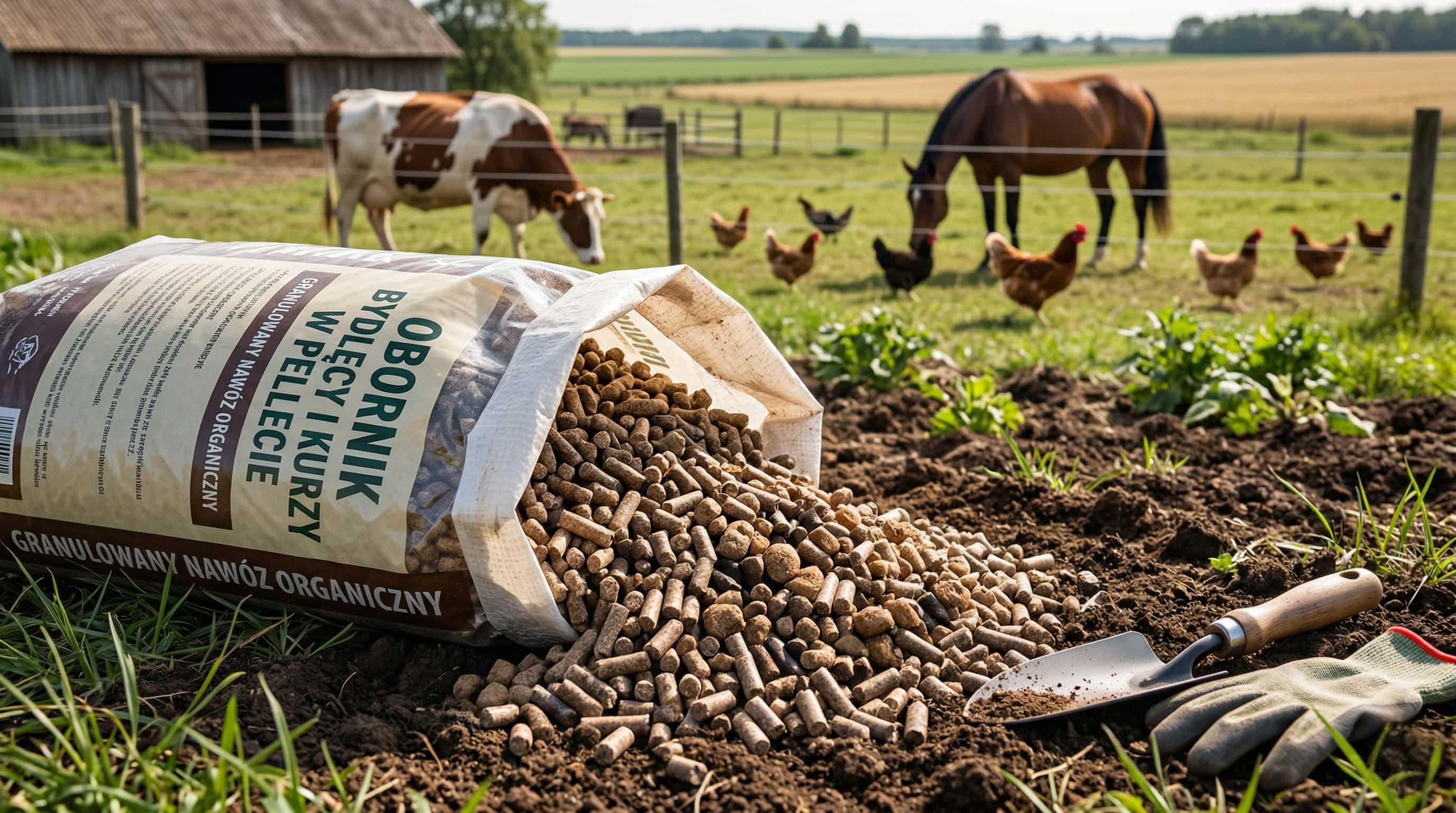 Obornik granulowany - naturalny nawóz dla zdrowej i żyznej gleby